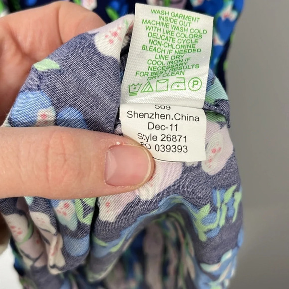 Lilly Pulitzer Maya Foxy Foxglove Floral Belted Dress - Picture 7 of 8